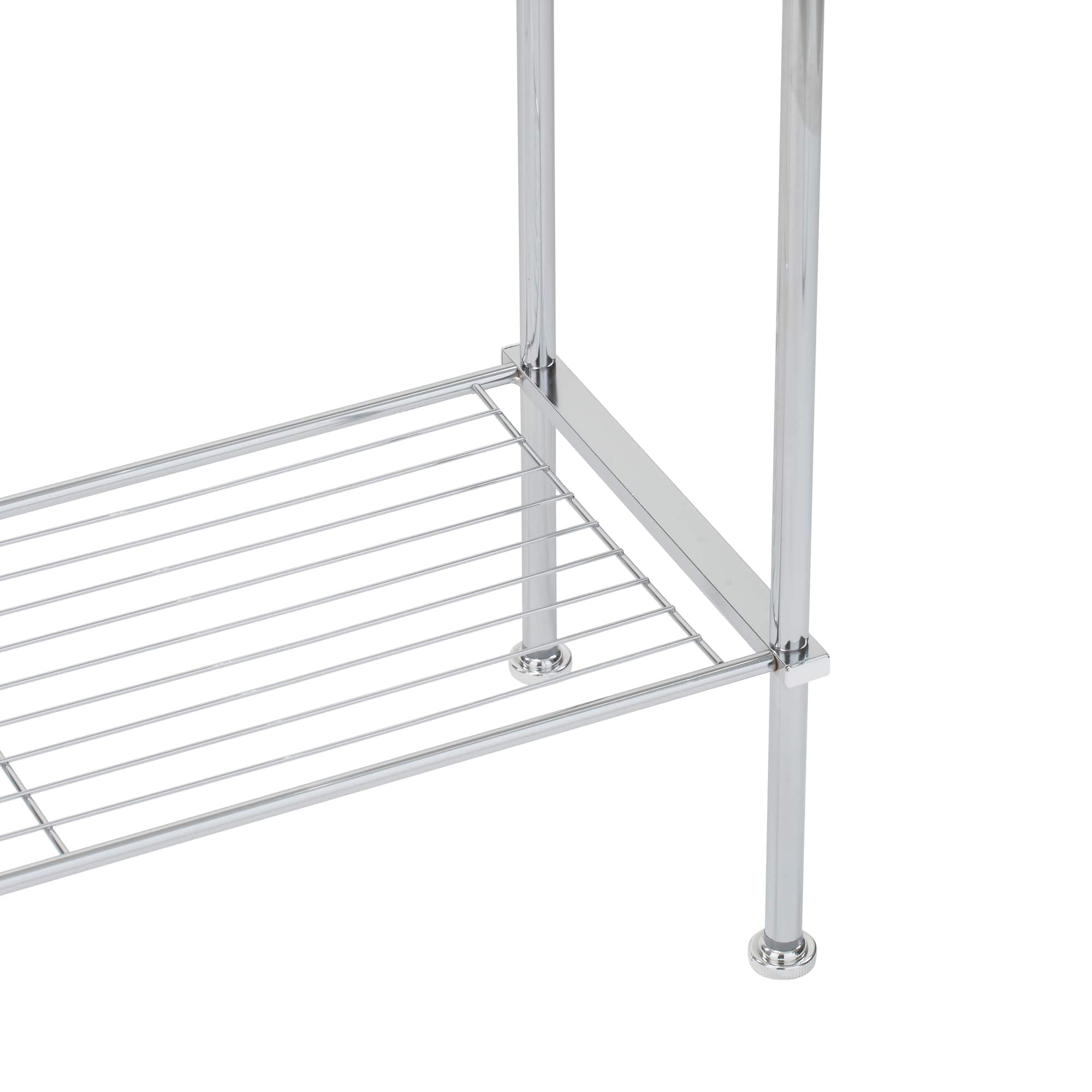 Organize It All Chrome Freestanding Towel Rack